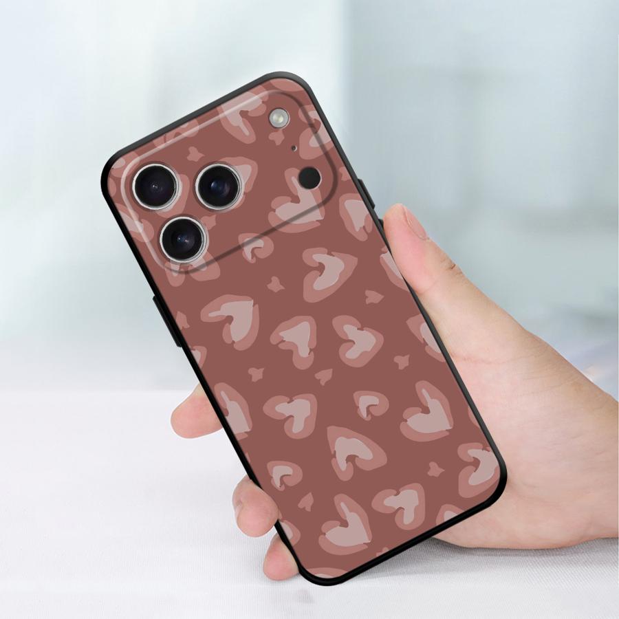 Чехол для Apple iPhone 17 Pro Max XR XS MAX 14 12 15 Pro 7 8 Air 16 13 11 Funda Чехол для телефона Леопардовый принт
