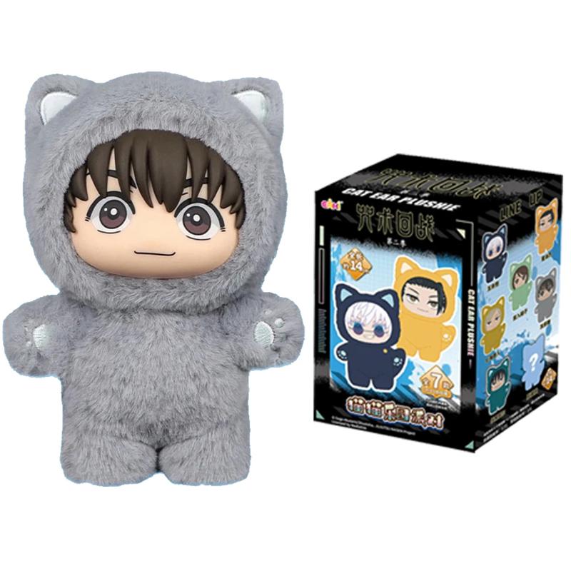 Hot Genuine Kawaii Jujutsu Kaisen 2 Cat Ear Plushie Series Blind Box Mystery Box Anime Toy Room Decoration Collect Festvial Gift