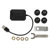 USB Tire Pressure Monitoring System Large Screen Display Stable Signal Wireless TPMS for Car RV