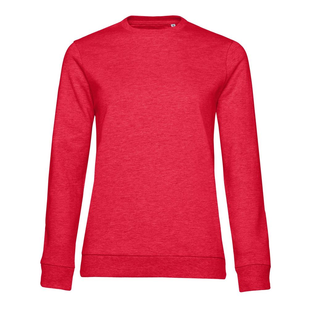 B&C Womens/Ladies Heather Set-in Sweatshirt