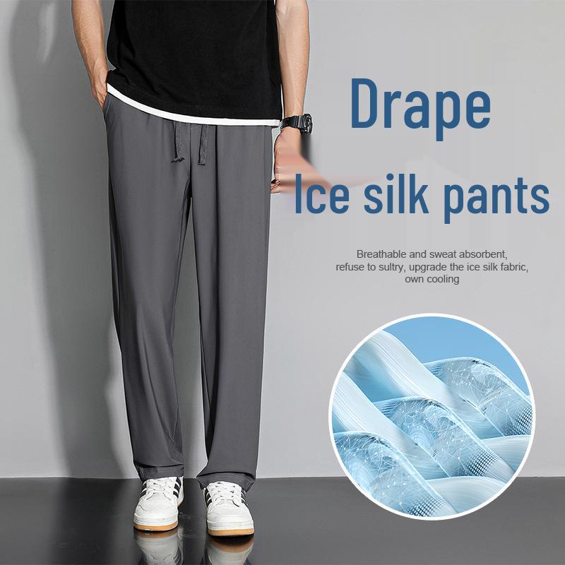 Брюки из ледяного шелка, быстросохнущие, дышащие, для мужчин и женщин - Легкие, эластичные, для спорта на открытом воздухе и альпинизма
