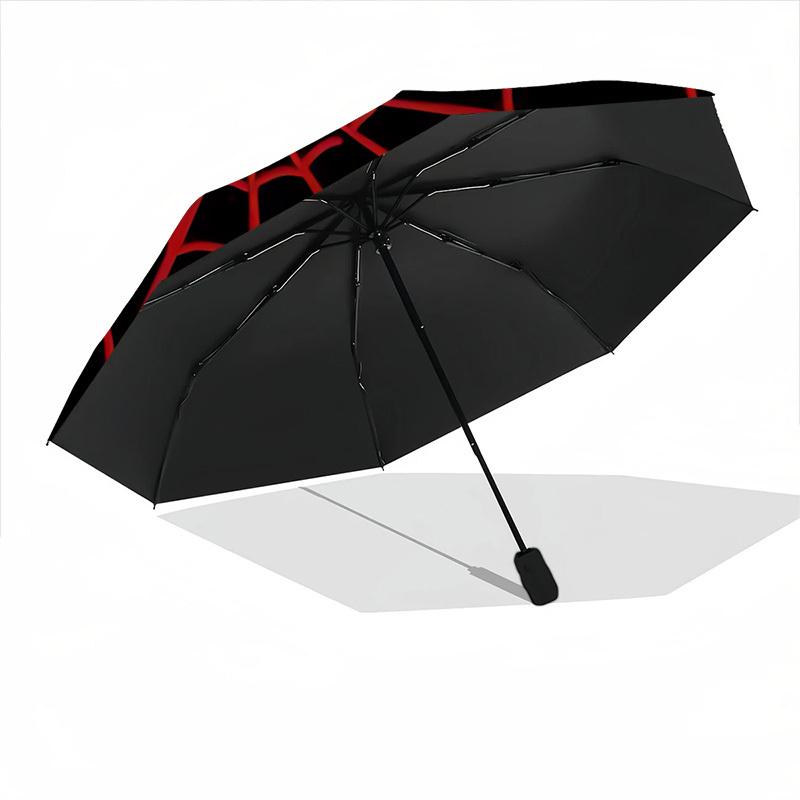 1pc Spider Web Automatic Open/Close Umbrella, Portable Folding Umbrella, Compact Travel Umbrella for036