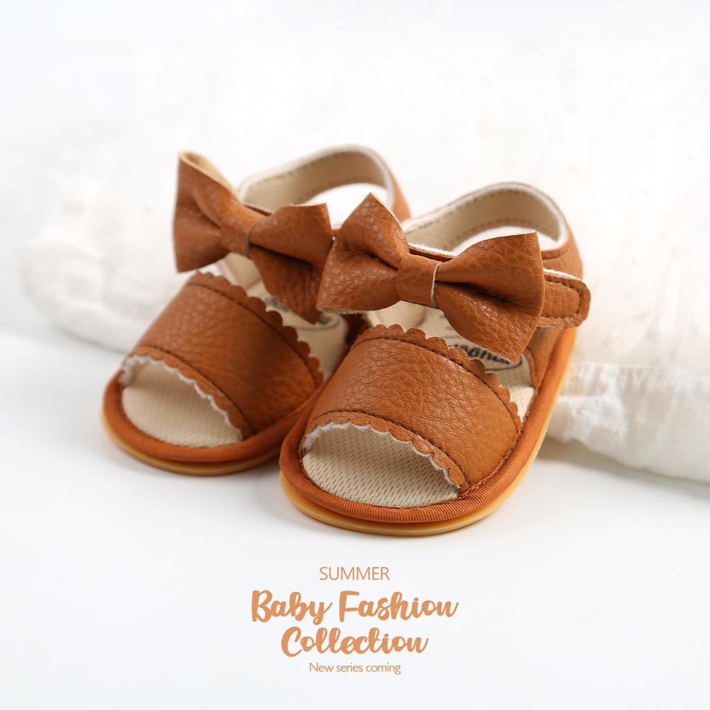 MYGGPP Summer Baby Sandals Baby Shoes Toddler Shoes Bow Shoes