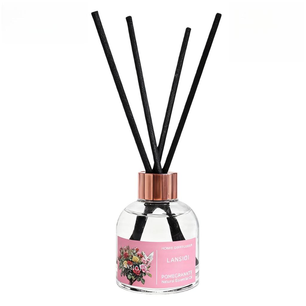 Flameless Aromatherapy Indoor Air Freshener with Natural Rattan for Bedroom and Wardrobe