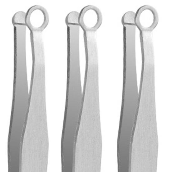 Пинцет для триммера для носа Yousheng, нержавеющий, универсальный, с круглым кончиком из нержавеющей стали, для удаления волос для мужчин