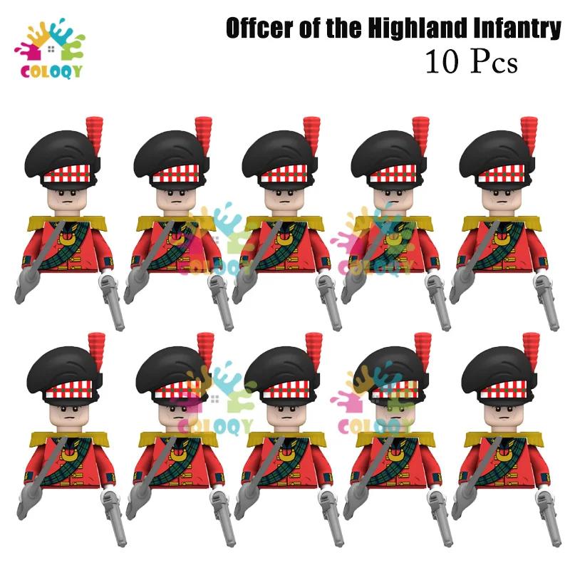 Kids Toys 22Pcs/10Pcs Napoleonic Wars Military Soldier Building Blocks Imperial Navy Figures Toys For Kids Birthday Gifts