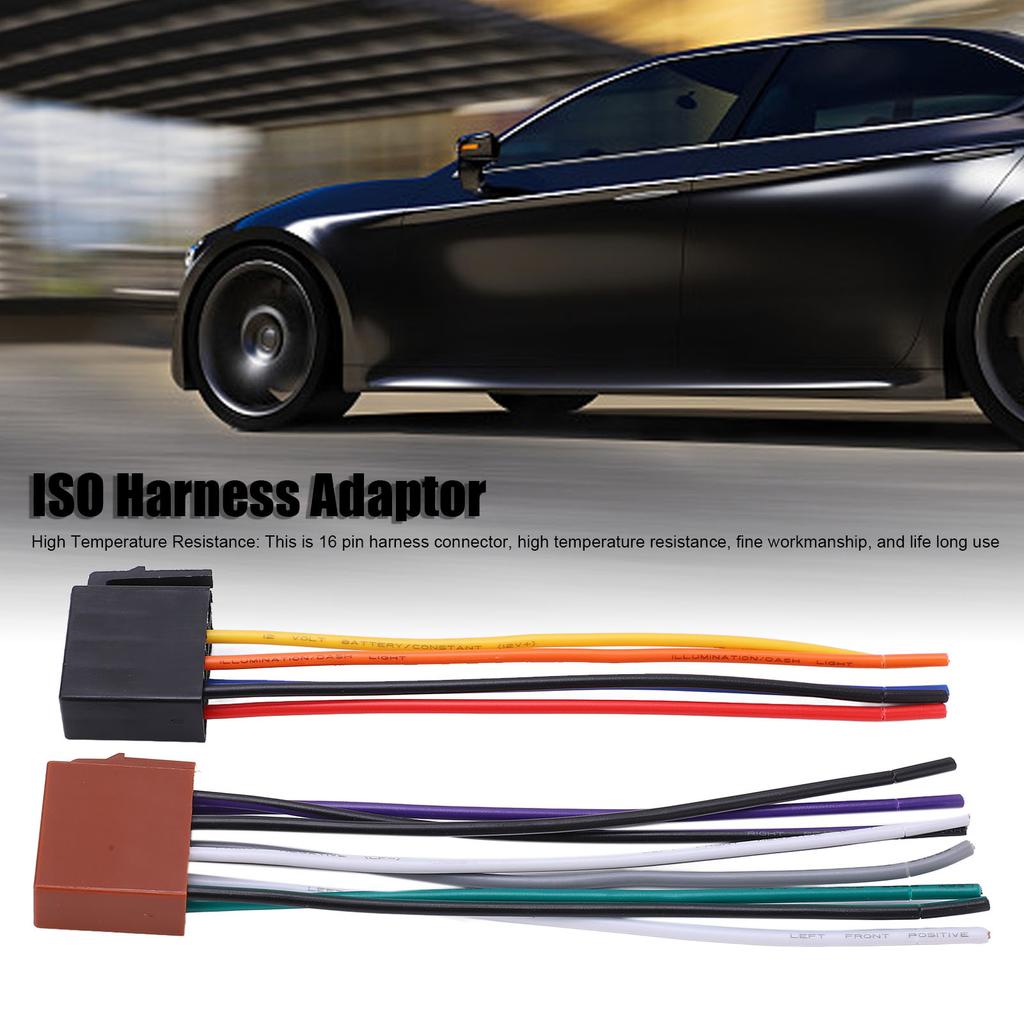 2 шт./компл. адаптер жгута проводов ISO ABS металлический автомобильный стерео адаптер разъем замена для C230 2000