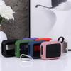 Speaker Silicone Protective Case Anti Scratch Carrying Case with Carabiner Shockproof for JBL GO 4 Portable BT Speaker