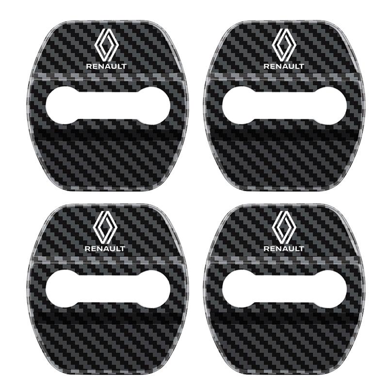 2026 Hot For Renault Interior Stickers Car Styling Door Lock Cover Emblems Case For Renault koleos duster megane 2 logan clio Ka Y555