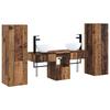 Bathroom Furniture Set 5 Pcs Reclaimed Wood 33 X 34.5 X 100 Cm