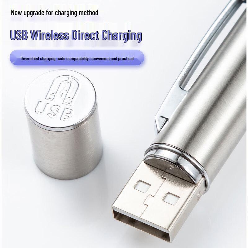 Wood's Lamp UV Flashlight for Cat Ringworm Detection with USB Charging, Fungal Fluorescence, and Money Verification