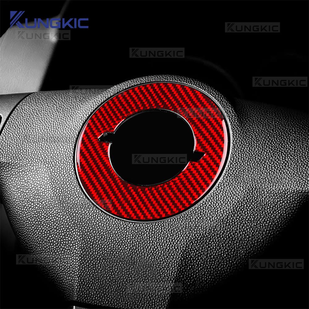 Для Opel Astra H MK5/Zafira B 2004 2005 2006 2007 2008 2009 2010 Наклейка из настоящего мягкого углеродного волокна Отделка центра рулевого колеса автомобиля