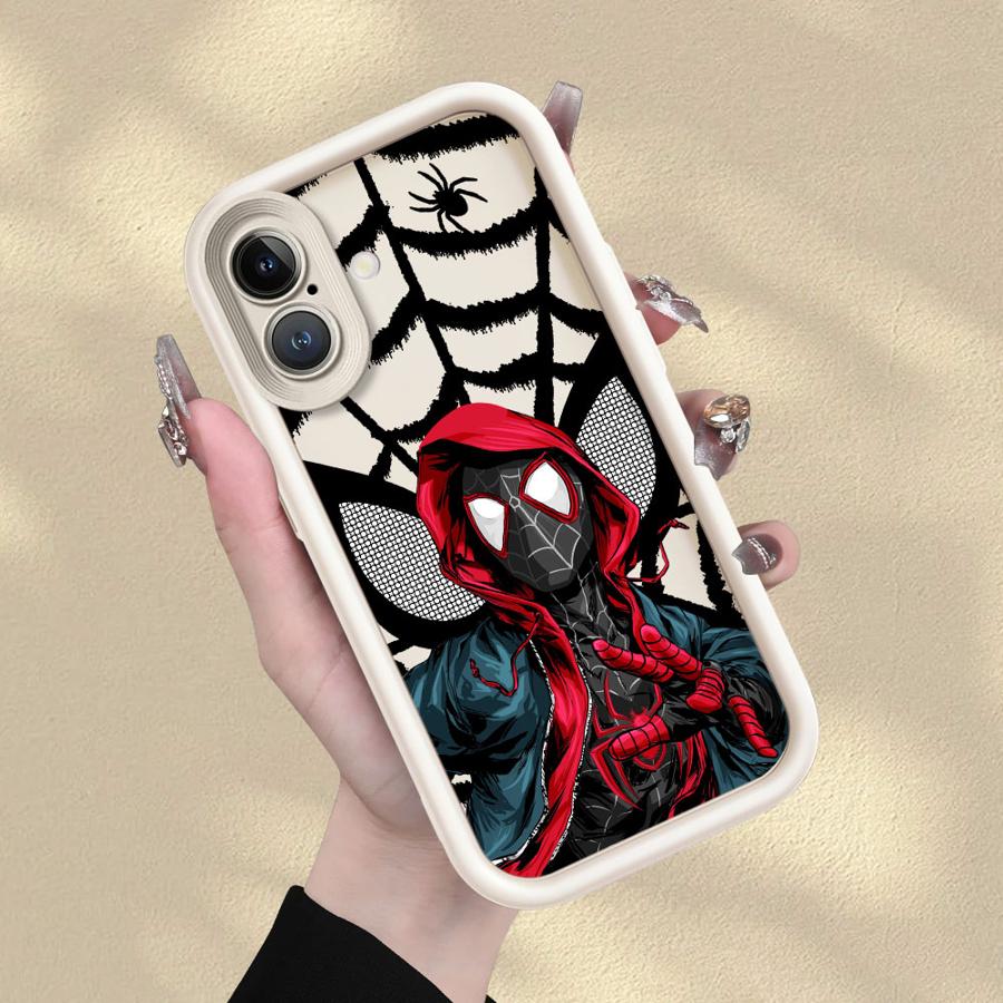 Мягкий чехол для телефона Marvel Человек-паук для iPhone 13 12 11 Pro Max XR XS Max 15 16 14 Plus 17 Air 16e