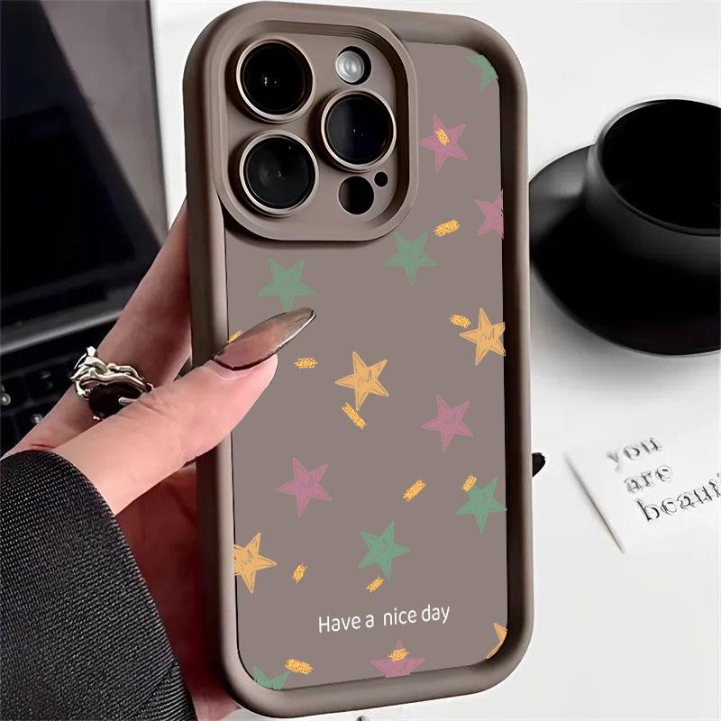 Чехол для телефона Tecno Pova 6 5 Pro Pova 6 Neo 5G 4G Pop 8 9 7 Чехол Модные Звезды Сердце Мягкий Силикон Ударопрочный Защитный Чехол