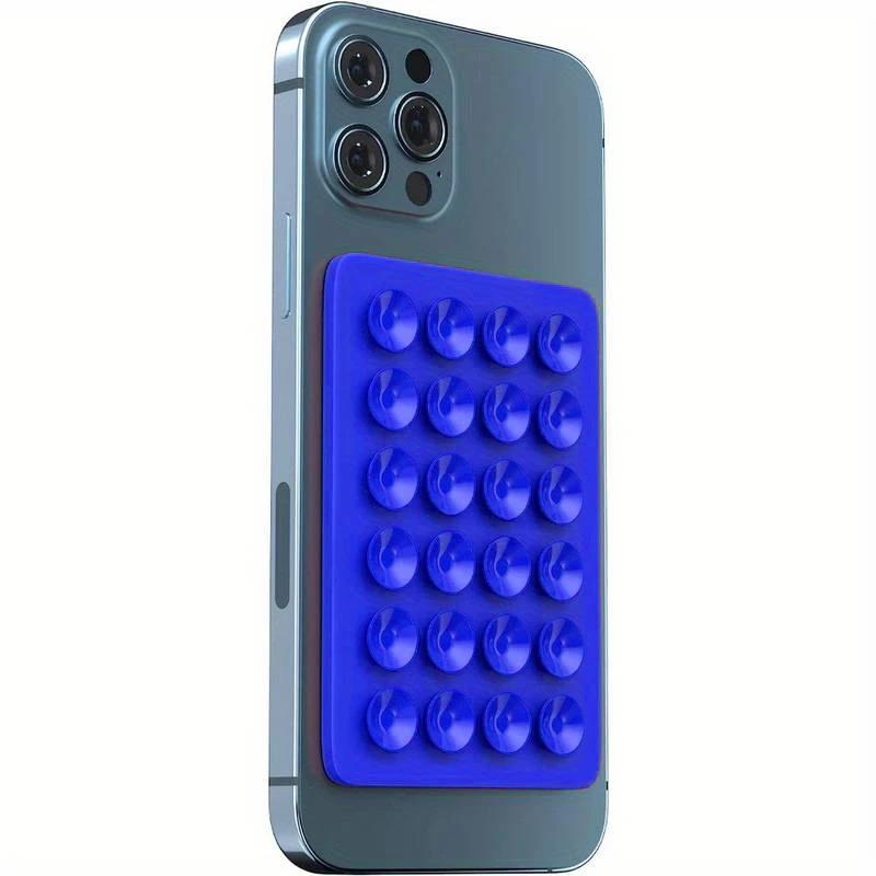 Силиконовый коврик-держатель для телефона на присосках, многофункциональная присоска-подставка, противоскользящий, односторонний стикер на заднюю панель чехла для iPhone Samsung