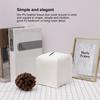 Waterproof PU Tissue Box Square Tissue Holder Minimalist Tissue Container  Office Use