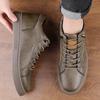 Модный Роскошный Бренд Мужские Ботильоны на Шнуровке Модная Мужская Обувь Натуральная Кожа Мужские Кроссовки Новый Тренд Мужская Удобная Обувь для Ходьбы
