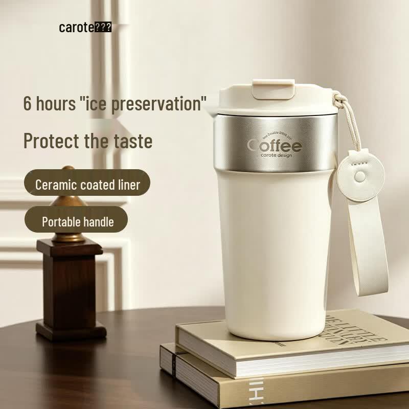 CaROTE Ceramic Lined Insulated Coffee Tumbler