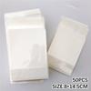 50Pcs White Hairpin Card Trinket Bow Display Cards Cardboard Packing Paper