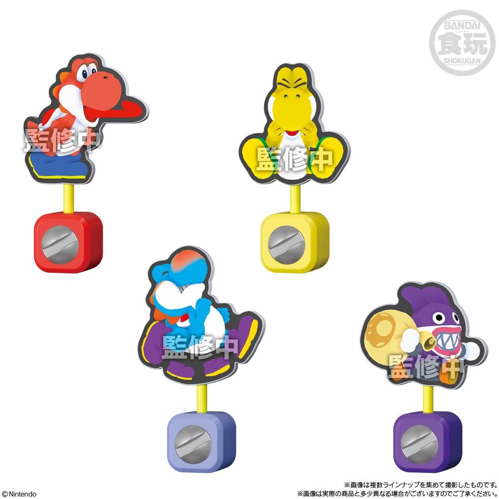 Подставка с зажимом для панели BANDAI Super Mario Brothers Wonder Candy Gum (16 штук) Игрушка/Жевание (Супер Марио)