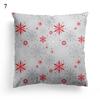 45*45cm Decorative Cushion Cover Christmas Santa Claus Pillow Cover Christmas Decoration Pillowcase Cushions For Sofa Home Gifts