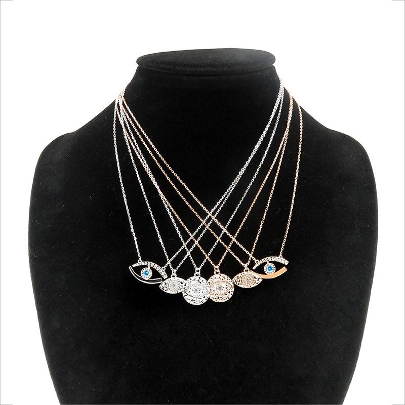 Подвеска «Глаз демона» высокого класса, женская, универсальная, индивидуальная, нишевая, ключичная цепочка