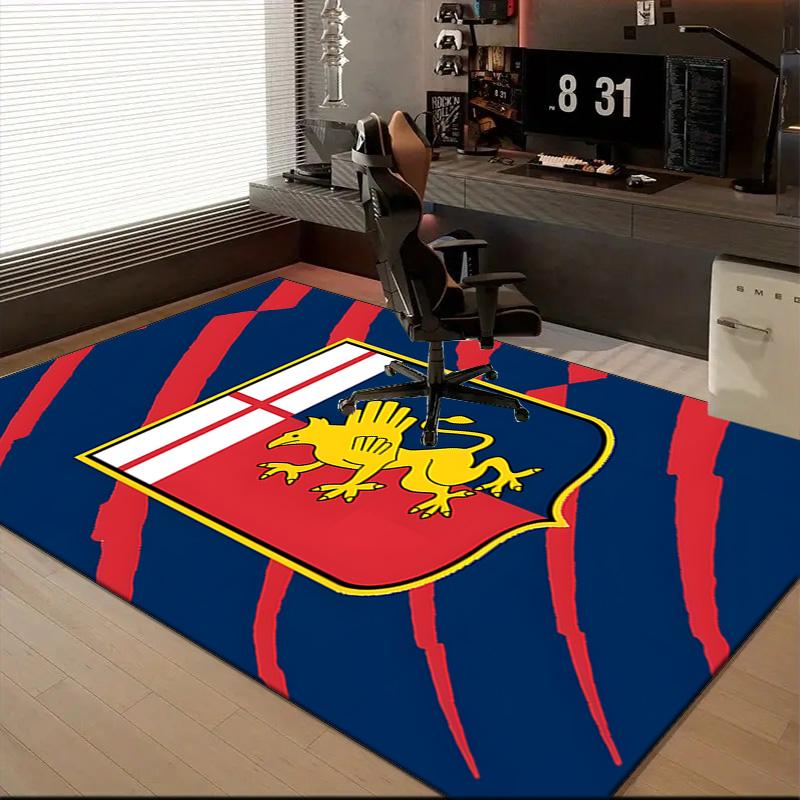 Shield With Griffin Cross Rug for Living Room, Game Rooms, Office, Bedroom, Office Floor Mat Playful Design, fan gifts Christmas decor