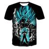 New 3D Digital Printed Dragon Ball Men's and Women's Short Sleeved T-shirt