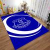 Синий Ковер с Логотипом Everton и Текстом Nil Satis Nisi Optimum Подходит для использования в качестве противоскользящего покрытия для гостиной, спальни, диванов