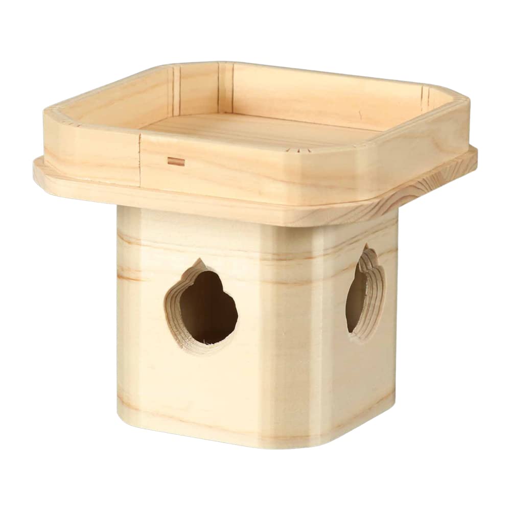 Namukumachan Kobo Sanpo (Sanpo) 6 inches (18.5cm wide x 14.5cm high) Three-sided Hinoki (Japanese cypress) Made in Japan Shinto Shrine, Shinto
