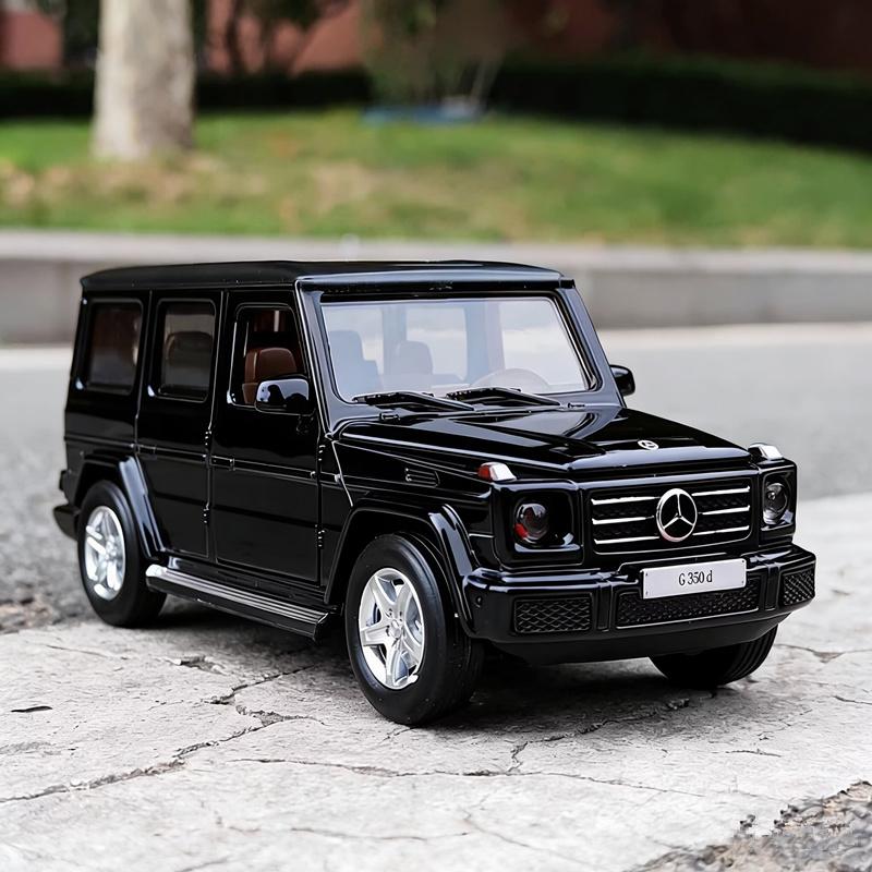 1:32 Mercedes BENZ G350D Внедорожник Металлическая модель автомобиля Литье под давлением Металл Внедорожные транспортные средства Модель автомобиля Звук и световая симуляция Детская игрушка Подарок
