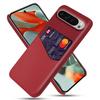 For Google Pixel 10 Pro XL Case PU Leather Cloth Texture Hard PC Phone Cover with Card Holder