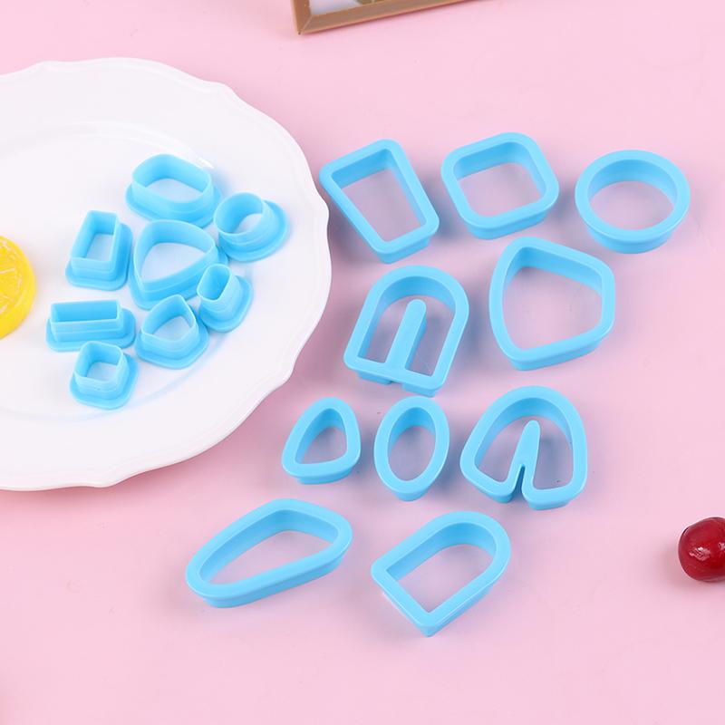 18 шт. Резаки для полимерной глины, принадлежности для изготовления сережек, инструменты для резки глины