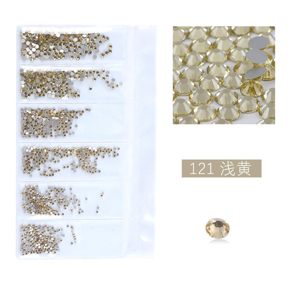 Flat Bottom Rhinestone Nail Drill Diy Nail Mobile Phone Case Sticker Drill, Jewelry Accessories, Bag Size Mixed Nail Drill
