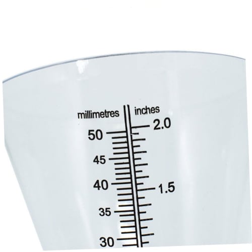 IWOWHERO Rain Gauge Cup, Rainfall Measuring Tube, Garden Measuring Gauge, Rain Gauge Cup, Lawn Rain Gauge, Garden Rain Gauge, Rainfall Measuring Tool,