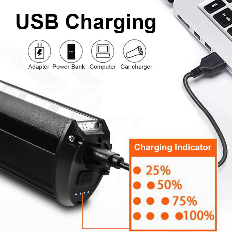 Велосипедный фонарь передний 10000 мАч Велосипедный фонарь Power Bank Водонепроницаемый фонарик USB зарядка MTB Дорожный велосипедный фонарь Аксессуары