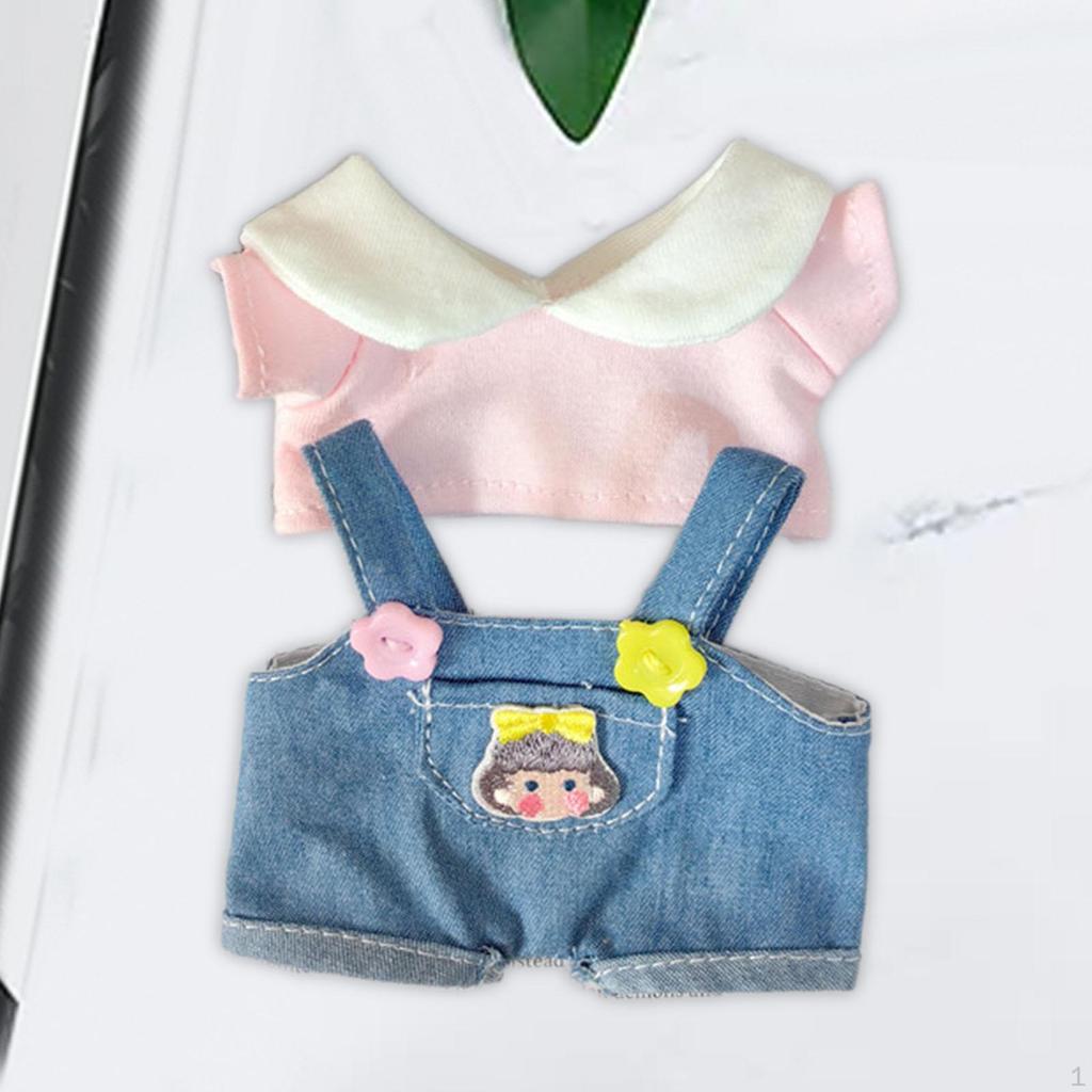 Mini 6 Inch Doll Clothes, Cute Clothes Suit, Hat, Comfortable for Girls,