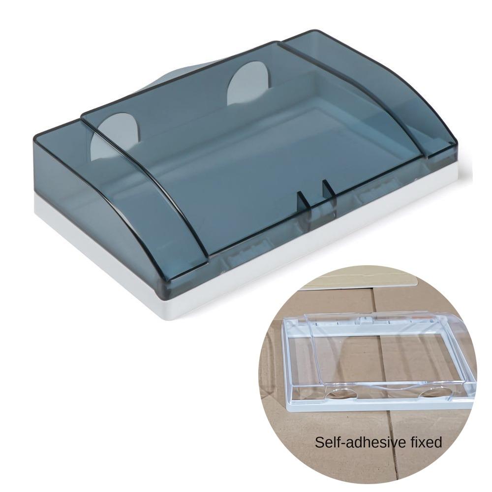 Прозрачная защитная коробка для выключателя Пластиковая брызгозащитная коробка для розетки Новый протектор для розетки Принадлежности для ванной комнаты