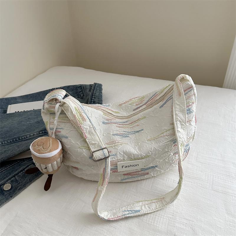 Большая вместительная сумка через плечо, летняя новая модная простая сумка через плечо, женская модная повседневная сумка через плечо