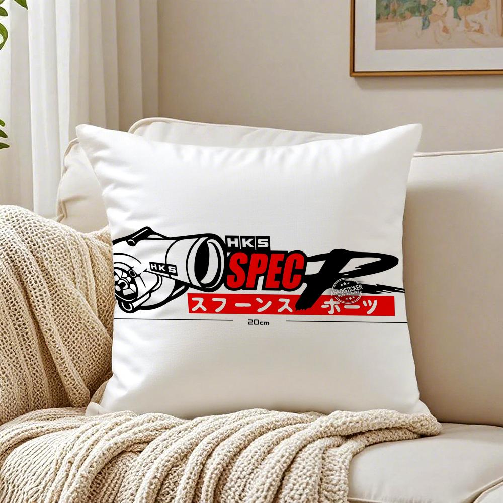 HKS Pillow Auto Tuning Brand Cushion Cushion Cover Pillowcase Antidustmite living Room Sofa Decor Cushion Room