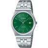 Casio Green Dial Watch with Bracelet MTP-B145D-3AVDF, Multicolor,