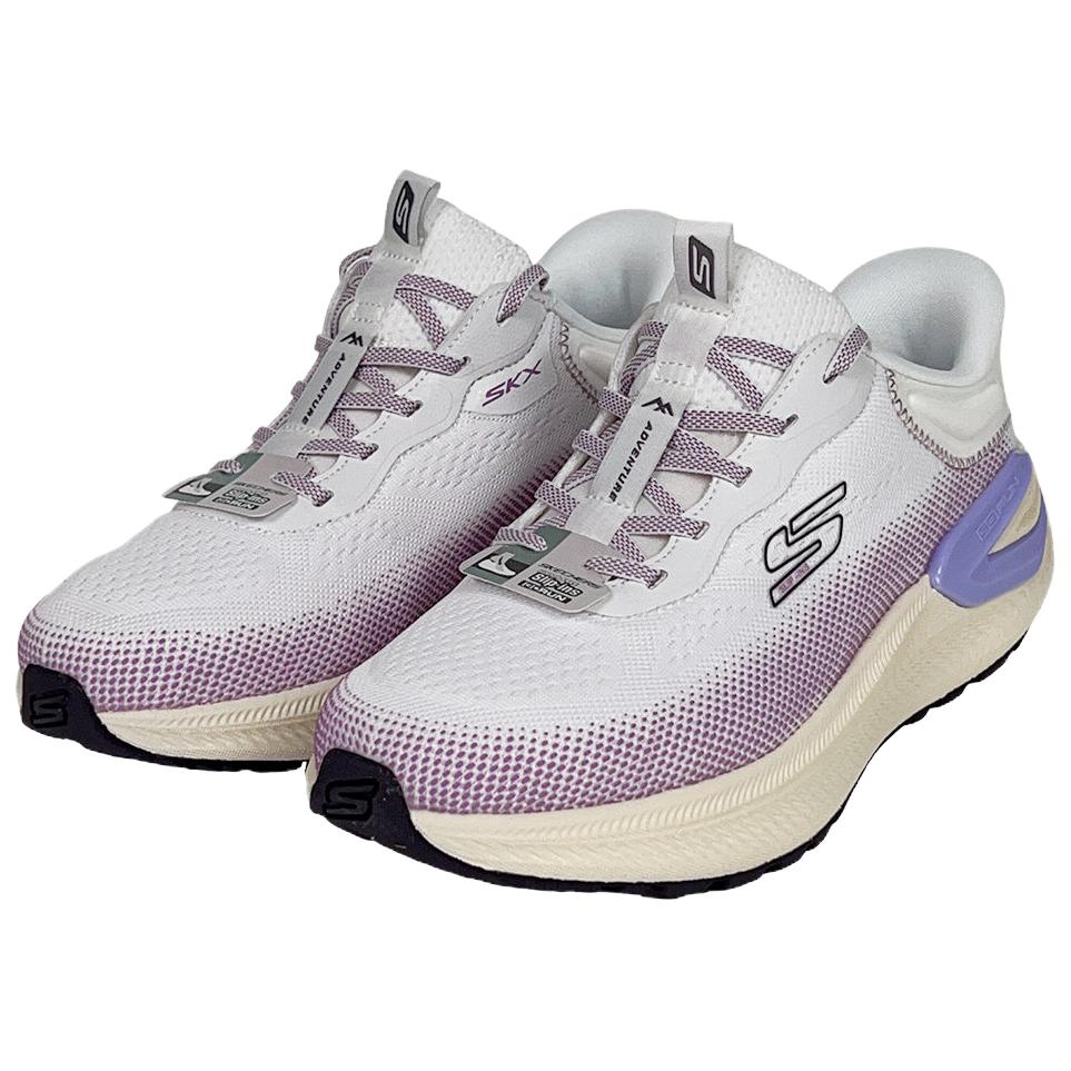 Skechers Go Run Consistent Pro Уличные Мягкие Эластичные Беговые Кроссовки Женские Кроссовки Белый Фиолетовый 180515C-LAV