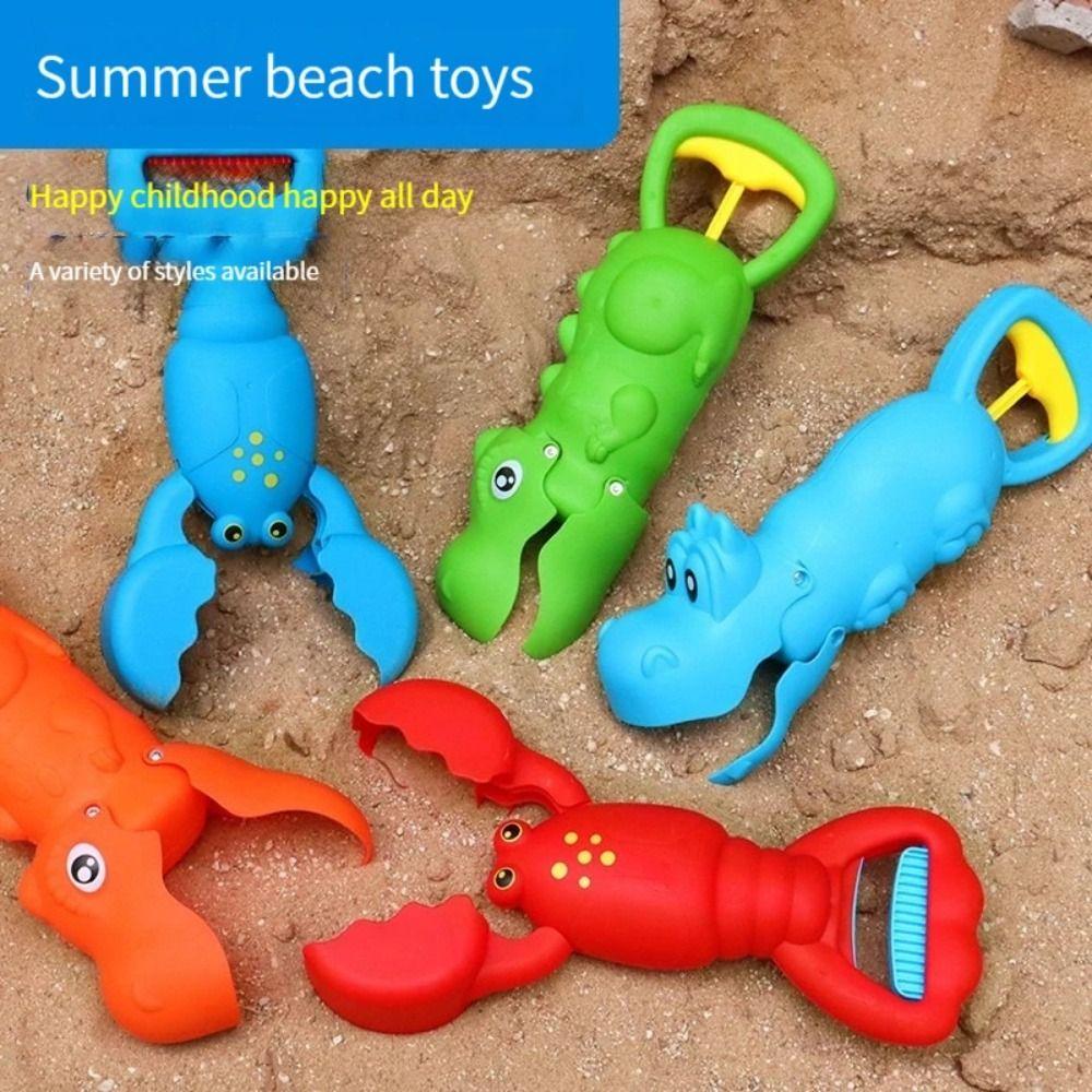 Cartoon Shark Crocodile Toy Clip Educational Animal Beach Play Toys Sand Grabber Toys Beach