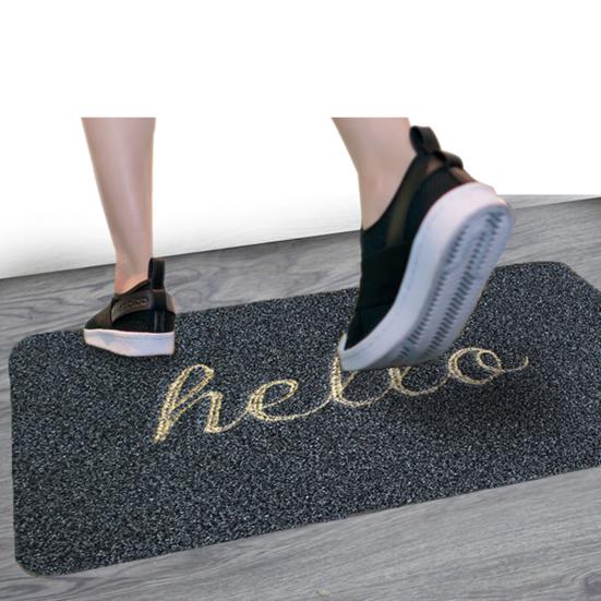 Коврик для входной двери с принтом приветственной надписи, домашний декор, прочный напольный коврик для переднего входа