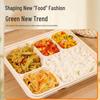 Compostable Corn Starch Multi-Compartment Takeaway Meal Boxes