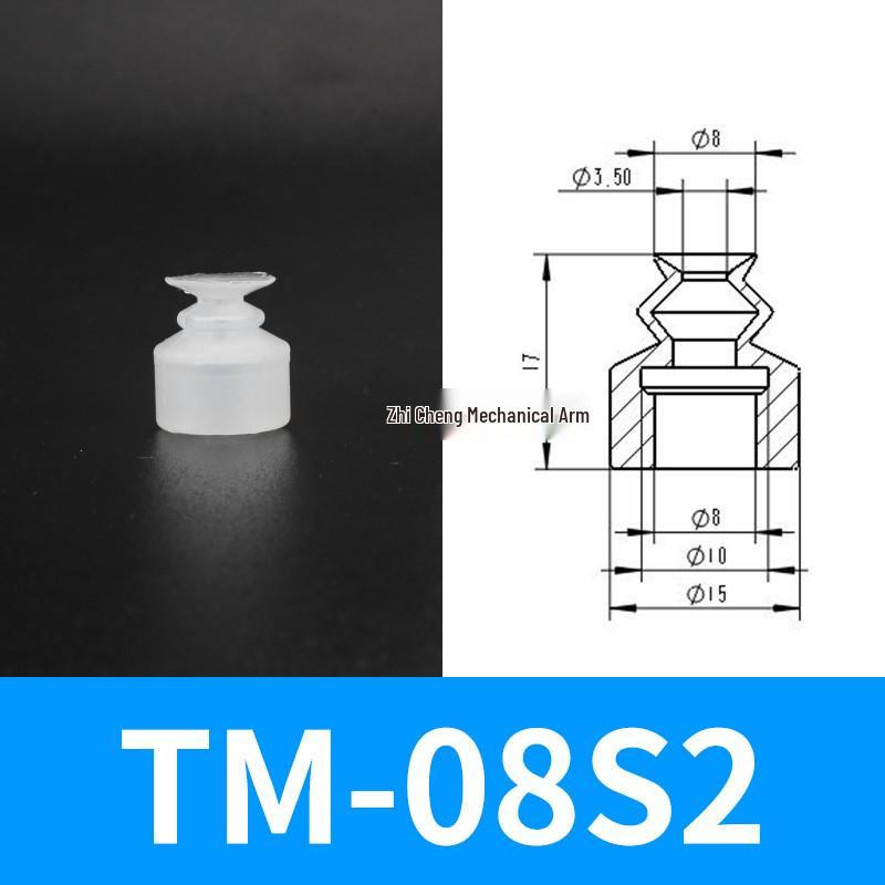 Промышленная силиконовая вакуумная присоска для механического манипулятора – Однослойная/Двухслойная/Трехслойная пневматическая головка