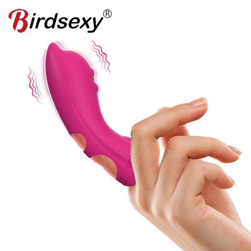 Clitoral G Spot Finger Vibrator 10 Speed Clit Nipple Massager Adult Sex Toys Stimulator Female Masturbation Sex Toys for Couples