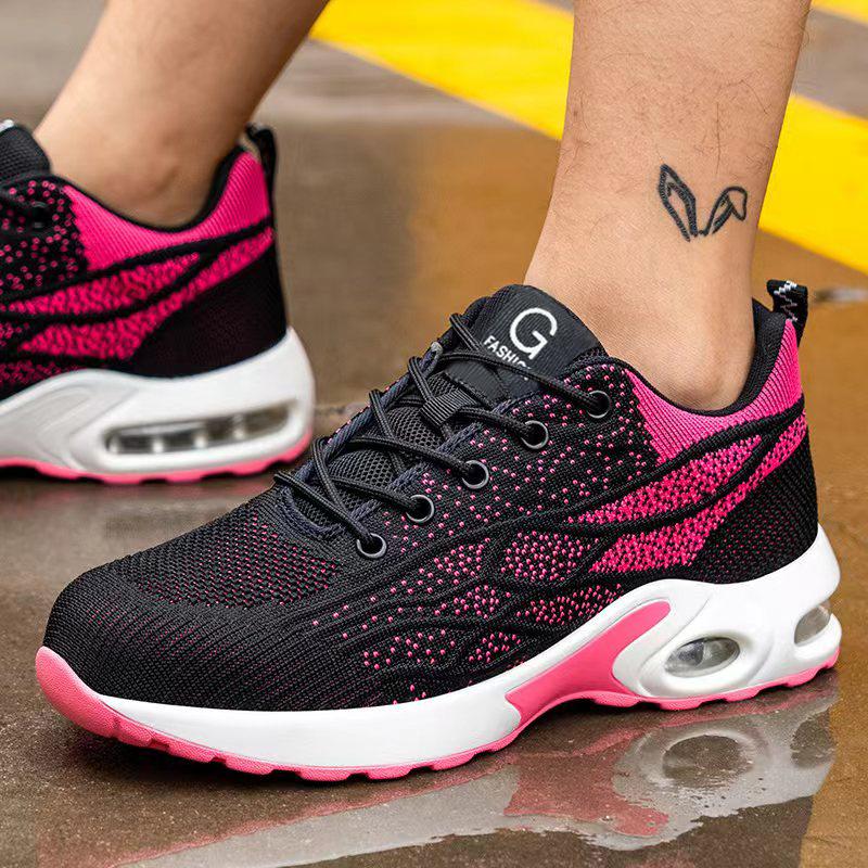 Рабочая обувь с металлическим подноском, противоударная и устойчивая к проколам, мужская, неубиваемая, мужские защитные кроссовки, легкие, нескользящие