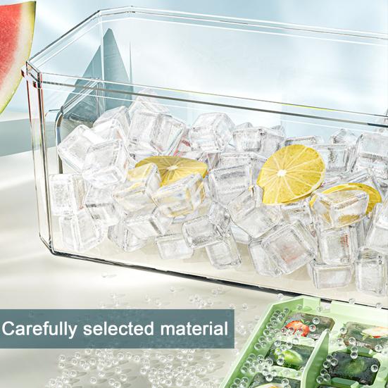 Форма для кубиков льда с крышкой. Лоток для льда. Совок для льда. 32 полости. Устройство для приготовления кубиков льда для морозильной камеры. Легко снимается. DIY Лоток для кубиков льда для виски, коктейля, кофе.