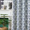 1PC NAPEARL Chinese Style White Tassel Plum Blossom Printed Semi Blackout Curtains and Partition Curtains for Small Windows Balcony Home Decor